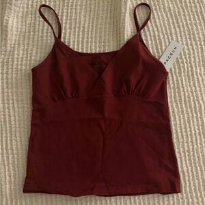 Brandy melville Deep Red Camisole Top